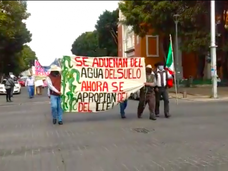 Nuevamente se manifiestan campesinos en contra de bombas antigranizo