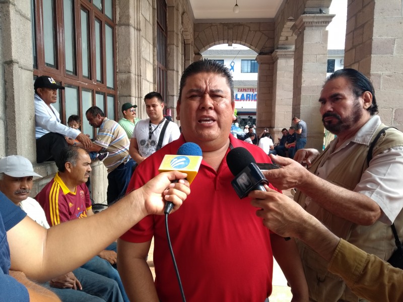 Nuevamente SUTSEM paraliza el Ayuntamiento de Tepic