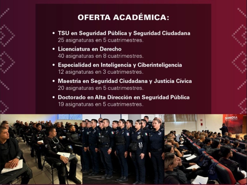 Nuevas opciones educativas de la Universidad de la Seguridad Pública