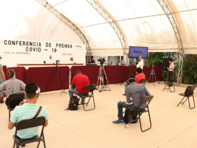 Nueve periodistas han dado positivo a COVID-19 en Chiapas
