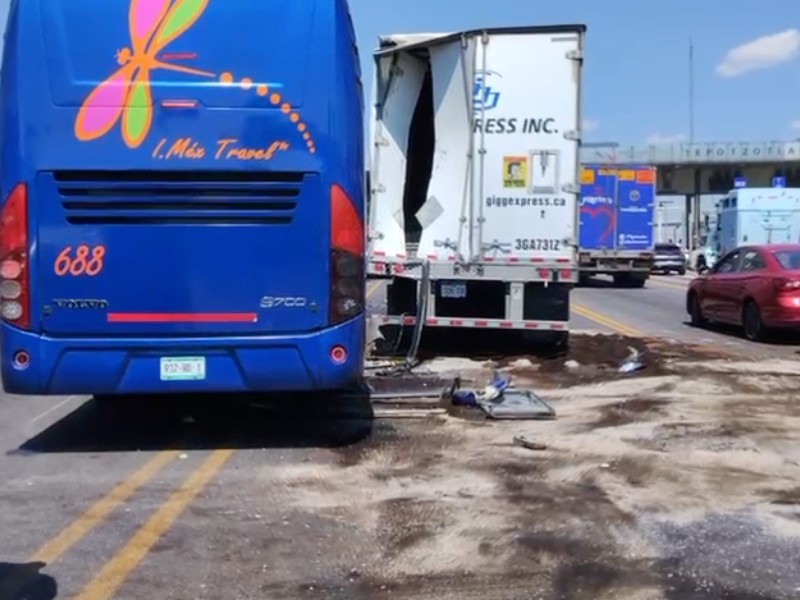 Nueve personas lesionadas deja accidente en Tultitlán