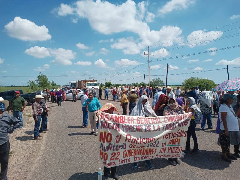 Nuevo bloqueo carretero Yoreme en Etchojoa: crece el hartazgo indígena