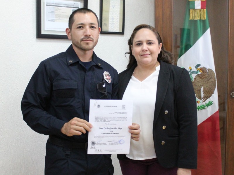 Nuevo comandante de Bomberos en Guaymas