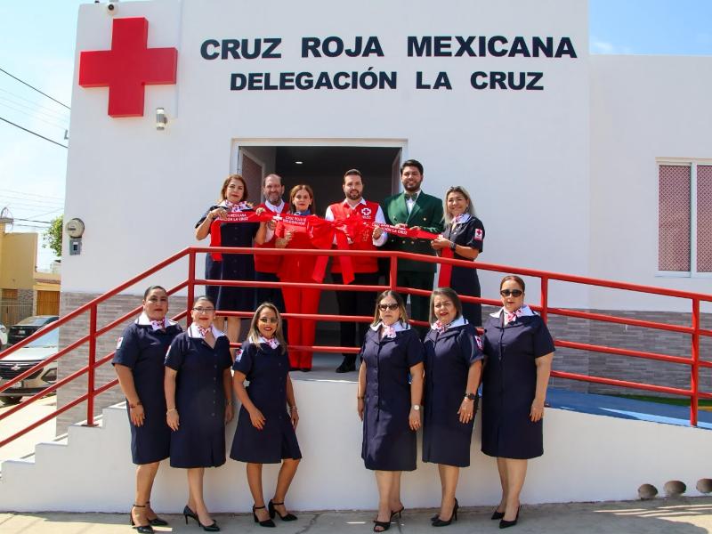 Nuevo edificio de Cruz Roja fortalece los servicios de emergencia para Elota