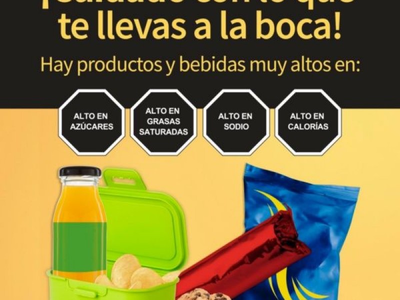 Nuevo etiquetado ayudará a combatir la obesidad en México