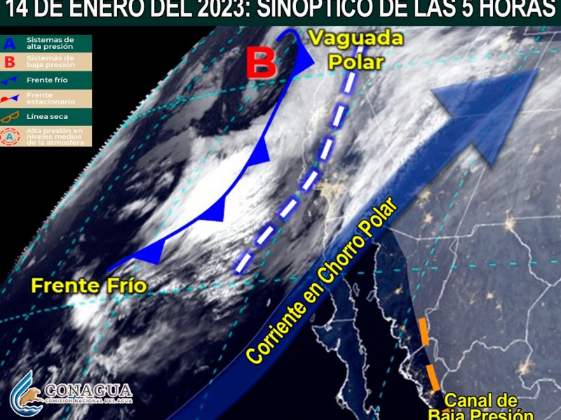 Nuevo frente frío a partir de esta noche