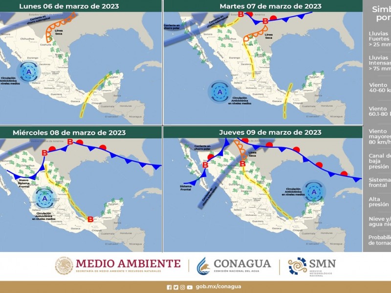 Nuevo frente frío entra en acción