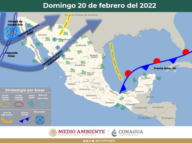 Nuevo frente frío ingresará a Sonora