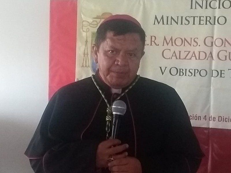 Nuevo obispo llama a la cordura a políticos