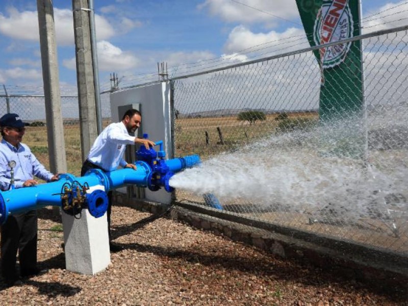 Nuevo pozo agilizará suministro de agua en Zacatecas-Guadalupe