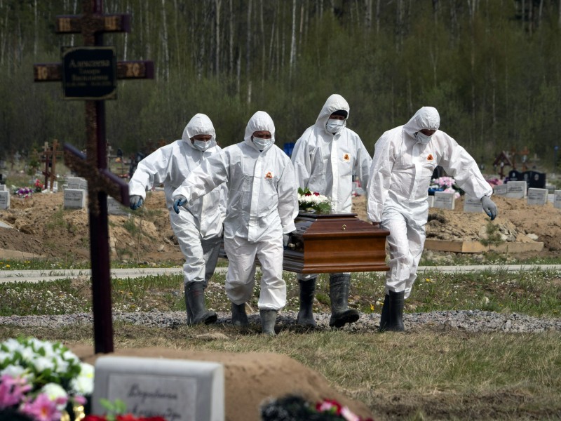 Nuevo récord de muertes diarias Covid-19 en Rusia