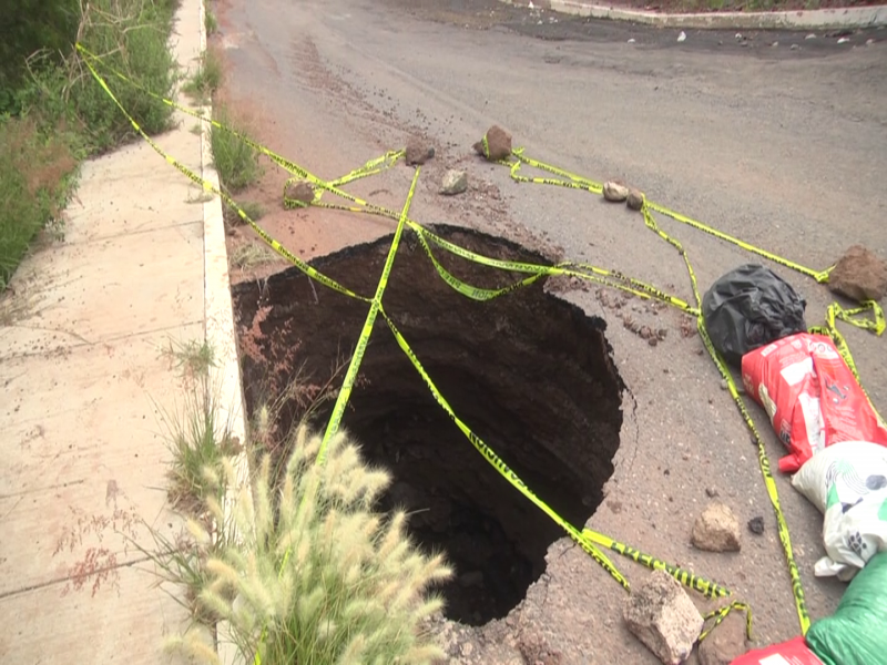 Nuevo socavón en Zacatecas