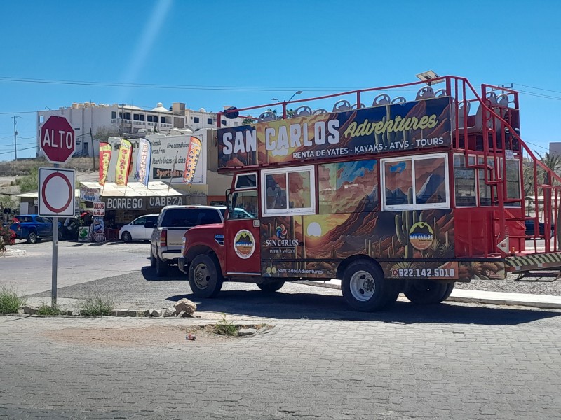 La novedad en San Carlos; el Turibus