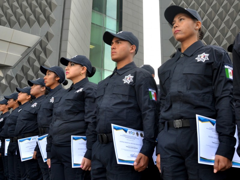 Nuevos policías no aptos para portar armas