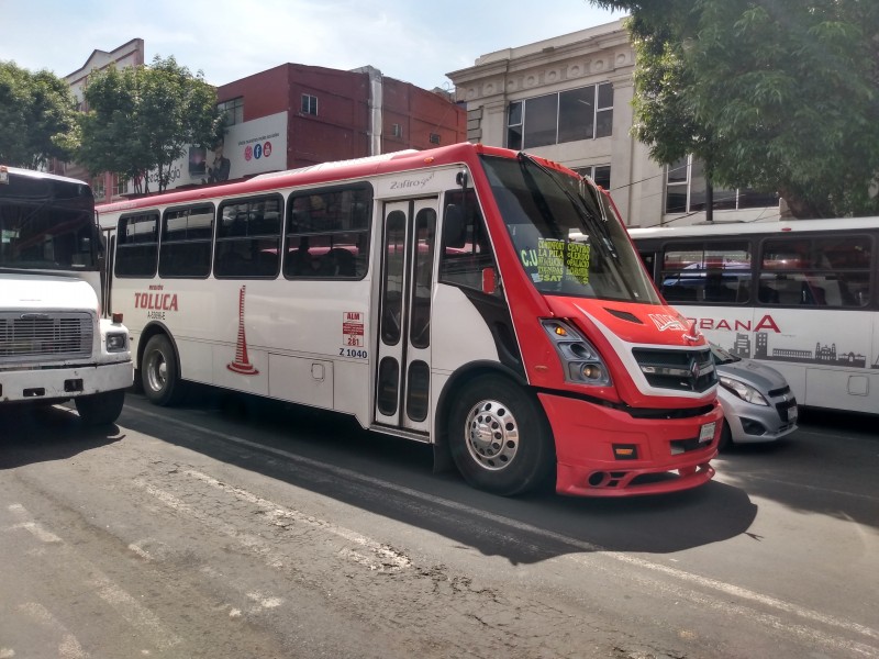 Nulas medidas de prevención en transporte público