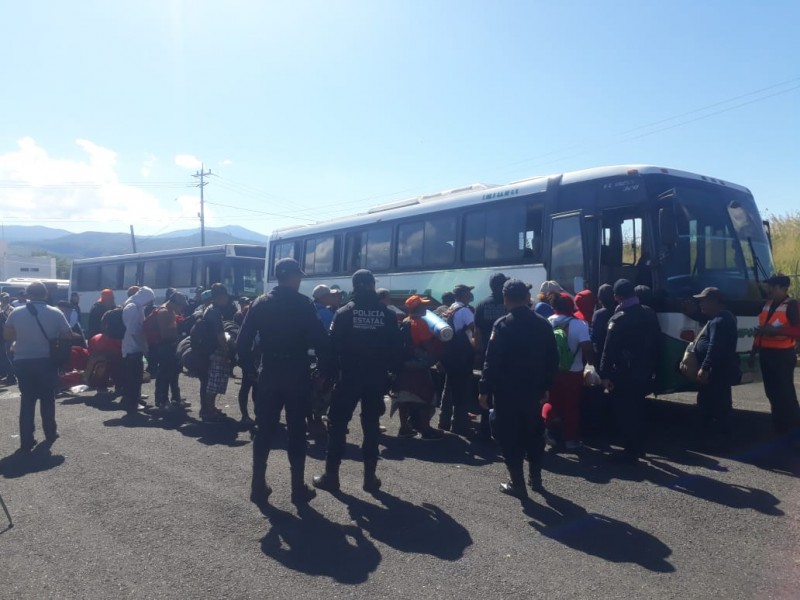 Numeroso grupo de Caravana Migrante pasó por Nayarit