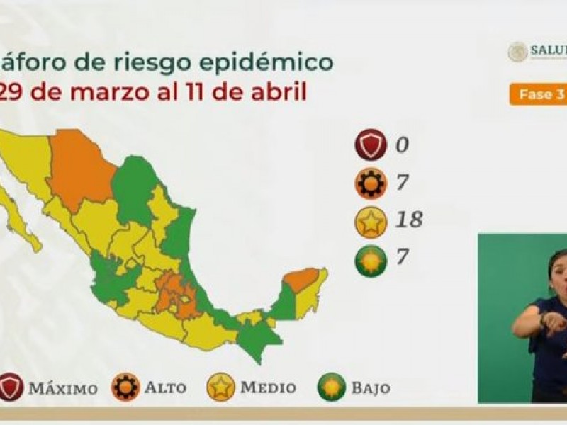 Oaxaca pasa a semáforo amarillo este lunes