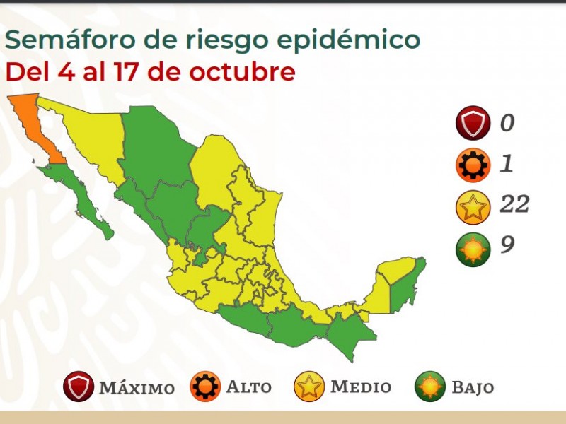 Oaxaca pasará a semáforo verde el 4 de octubre: SSA
