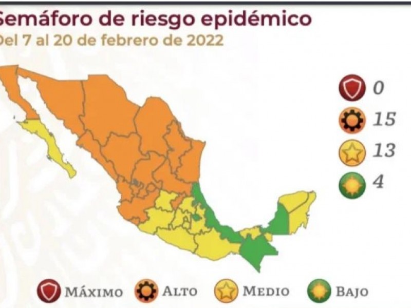 Oaxaca regresa a semáforo epidemiológico amarillo por aumento de contagios