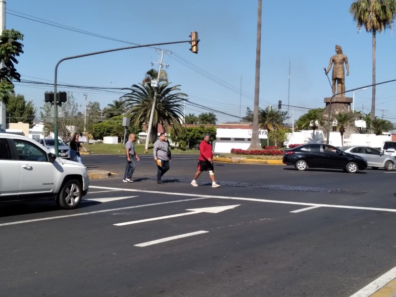 Obra de av. Insurgentes sin cabida a ciclistas y peatón