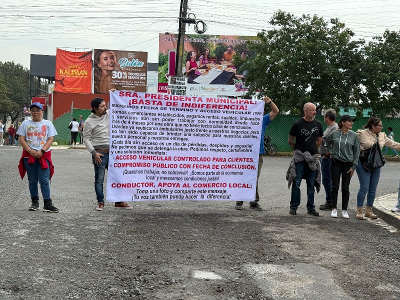 Obra en La Araucaria deja pérdidas, cierres y protestas vecinales