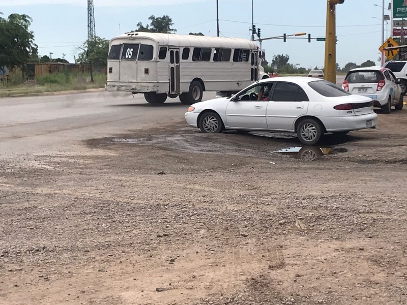 Obra paralizada desde inicio de año