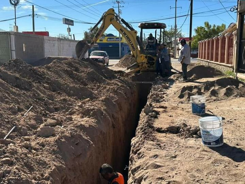 Obras de pavimentación de concreto ponen en marcha en Empalme