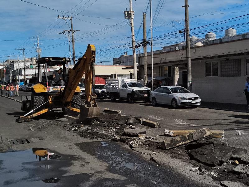 Obras de rehabilitación provocan cierres en el centro de Veracruz