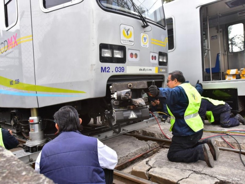 Obras del Tren Ligero con avance del 58%