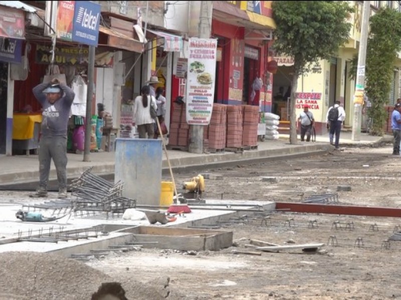 Obras en centro culminarán 29 de octubre, están en tiempo