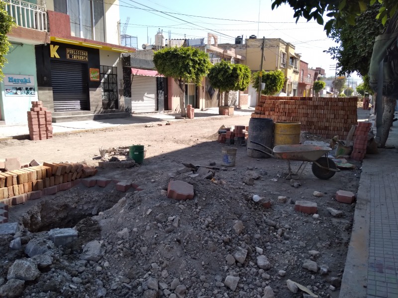 Obras en el centro tardarán 2 semanas más.