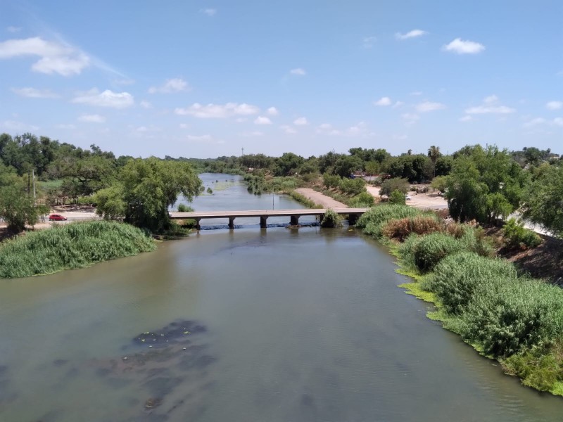 Marina suspende trabajos de dragado en el Río Sinaloa