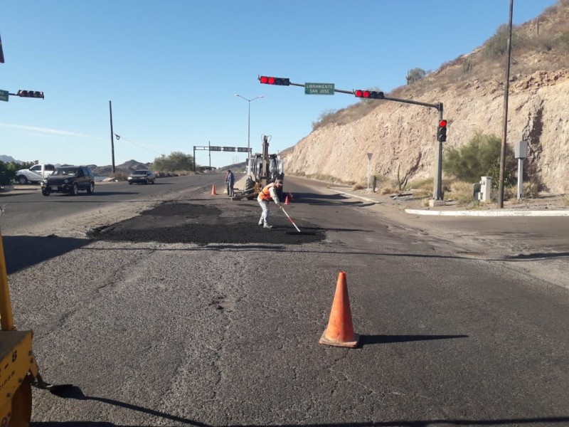 Obras Públicas mejora vialidad en salida sur del puerto