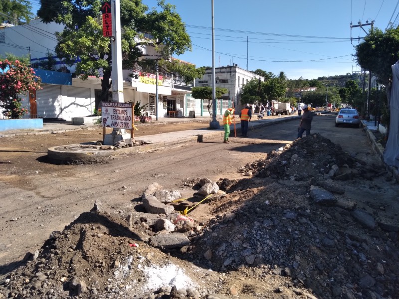 Obras viales en Salina Cruz son vistas con buena expectativa