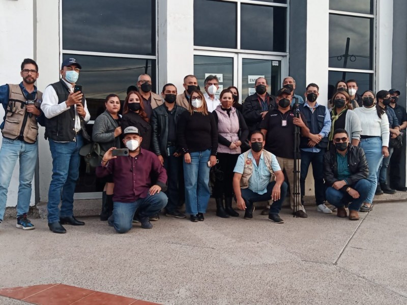 Obregón: Periodistas hartos de asesinatos de sus colegas, se manifiestan