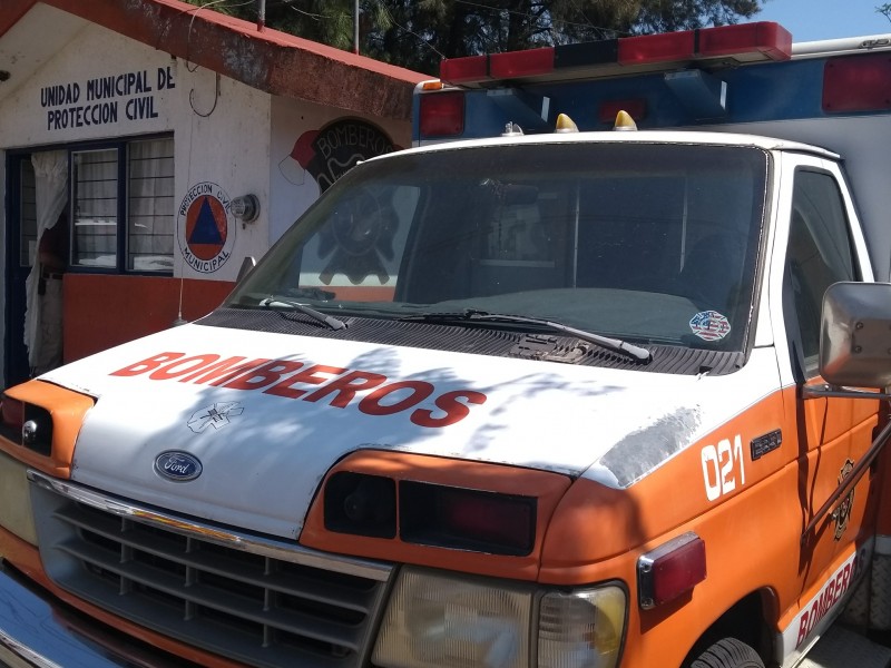 Obsoleto el parque vehicular de Bomberos Tangancícuaro