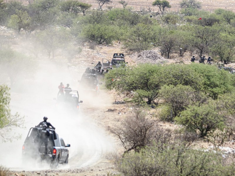 Ocho personas secuestradas fueron rescatadas en Monte Escobedo, Zacatecas