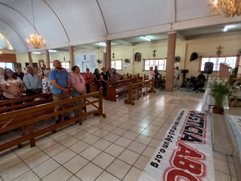 Ofician misa por menores fallecidos en incendio de la Guardería ABC