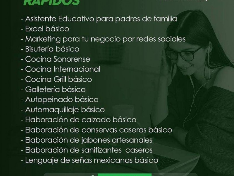 Ofrecen cursos rápidos por ICATSON