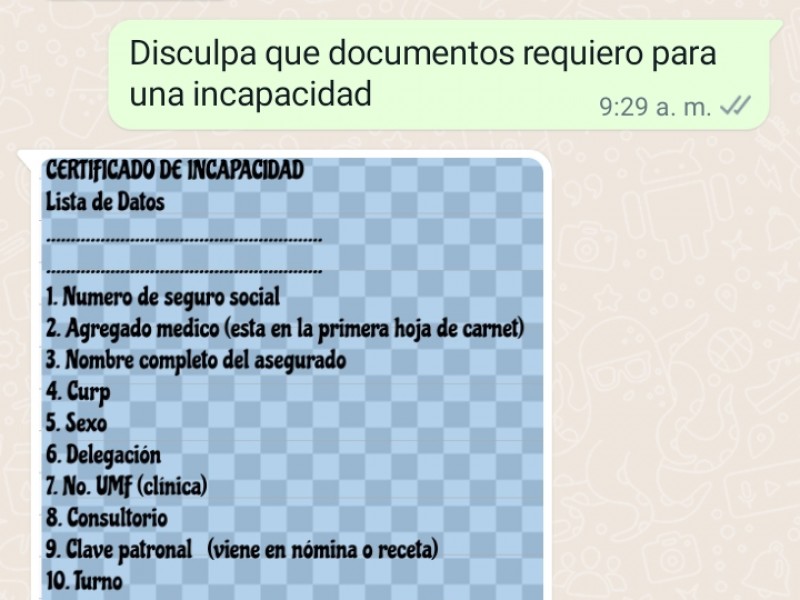 Ofrecen incapacidades falsa en redes sociales