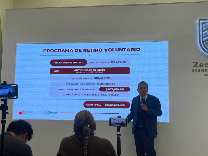 Ofrecen retiro digno y liquidación del 1oo% a trabadores de gobierno