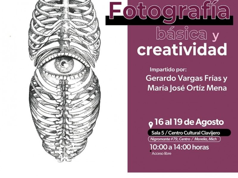 Ofrecen taller gratuito de fotografía