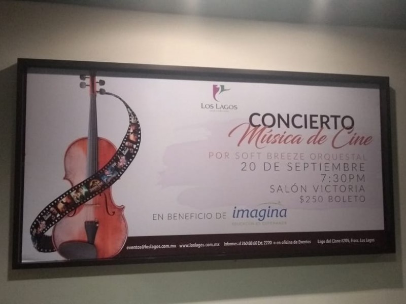 Ofrecerá IMAGINA el concierto 