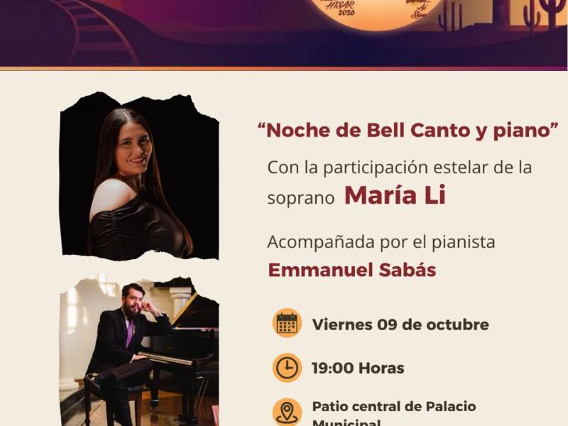 Ofrecerán espectáculo musical en el palacio municipal de Empalme
