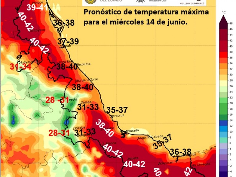 Ola de calor en el estado de Veracruz