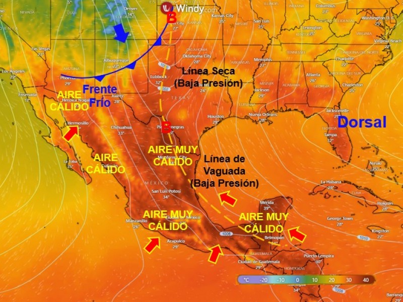 Ola de calor se intensificará en Veracruz durante el martes
