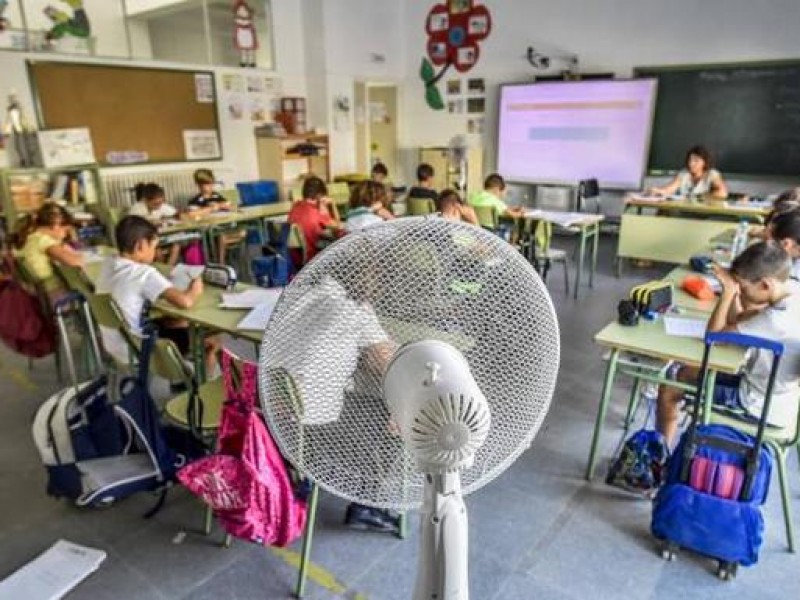 Olas de calor afectan a la educación
