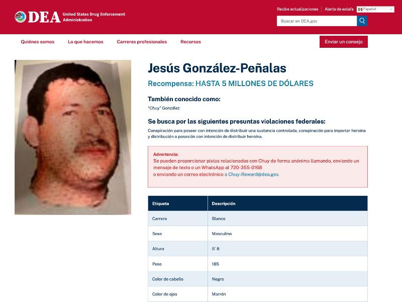 García Harfuch confirma muerte de “Chuy” González, operador del cártel de Guasave