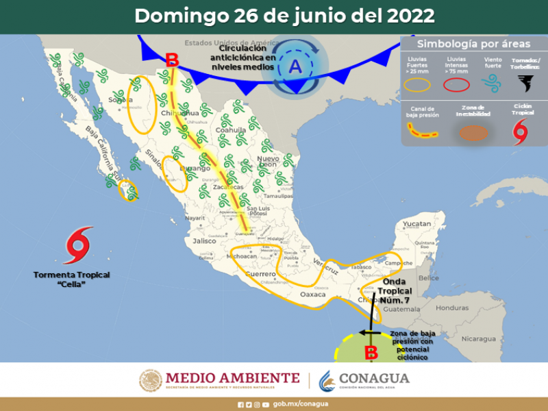 Onda Tropical N º7 podría afectar Veracruz