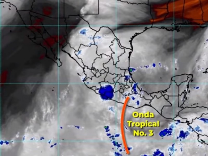 Onda tropical N.3 generará lluvias en la entidad